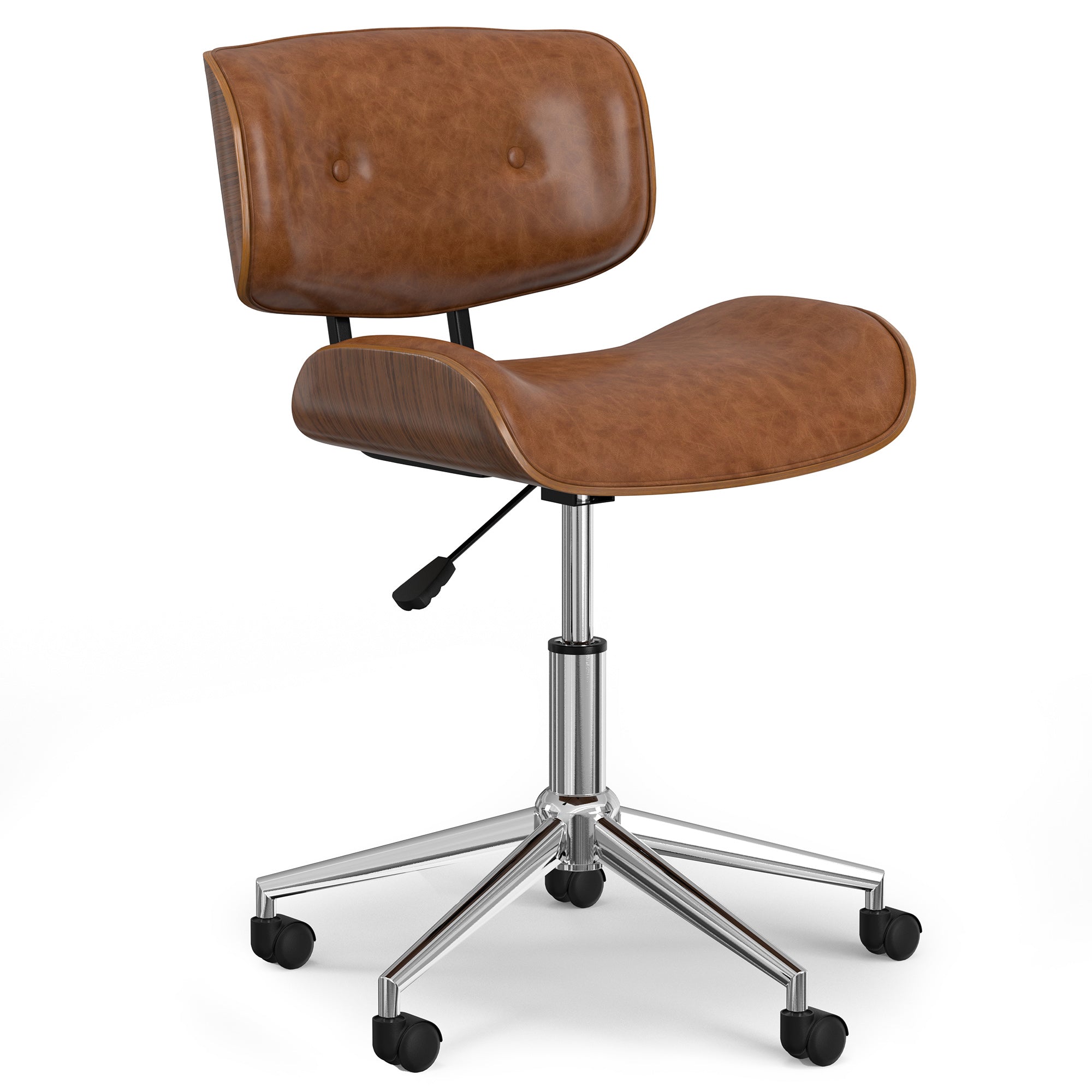 Dax Office Chair in Distressed Vegan Leather