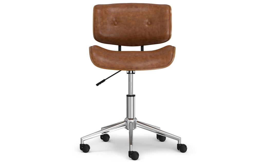 Dax Office Chair in Distressed Vegan Leather