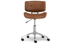Dax Office Chair in Distressed Vegan Leather