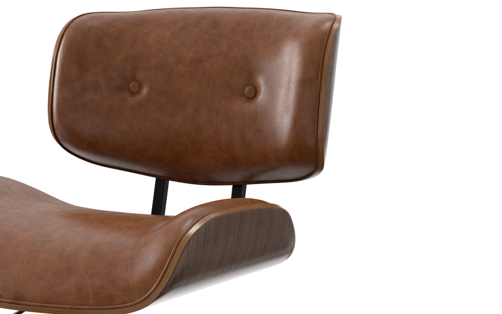 Dax Office Chair in Distressed Vegan Leather