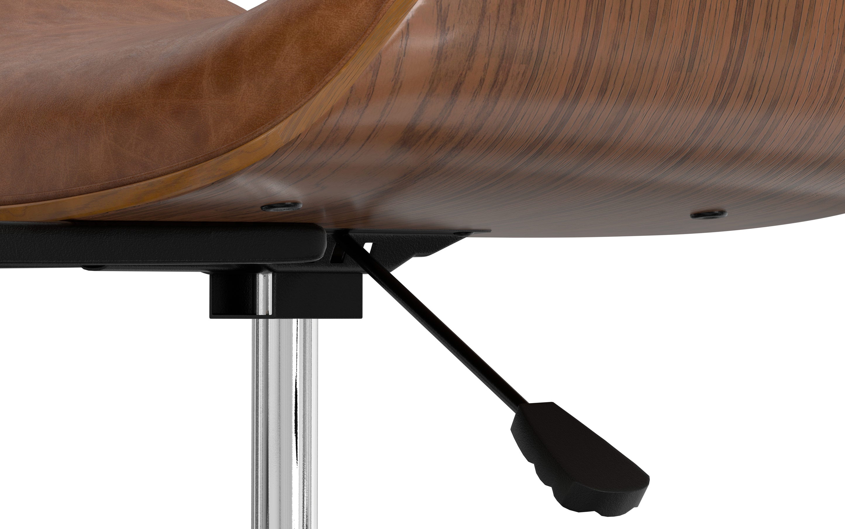 Dax Office Chair in Distressed Vegan Leather