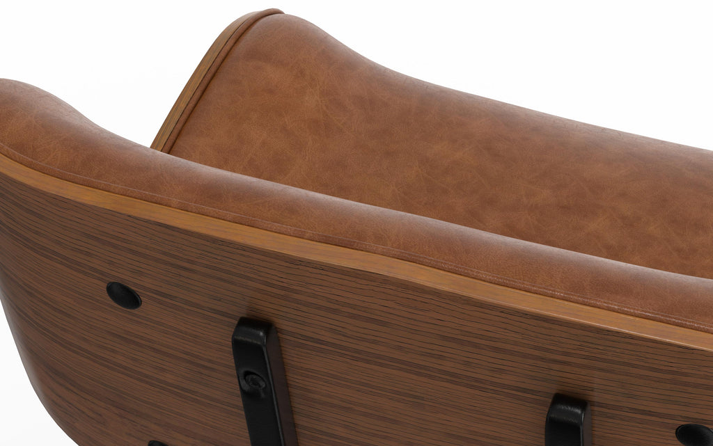 Dax Office Chair in Distressed Vegan Leather