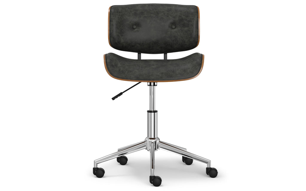 Dax Office Chair in Distressed Vegan Leather