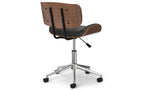 Dax Office Chair in Distressed Vegan Leather
