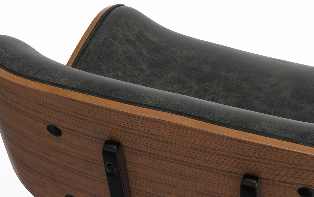 Dax Office Chair in Distressed Vegan Leather