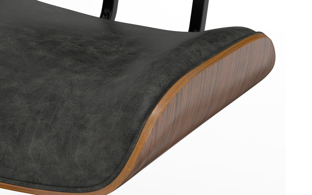 Dax Office Chair in Distressed Vegan Leather