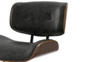 Dax Office Chair in Distressed Vegan Leather