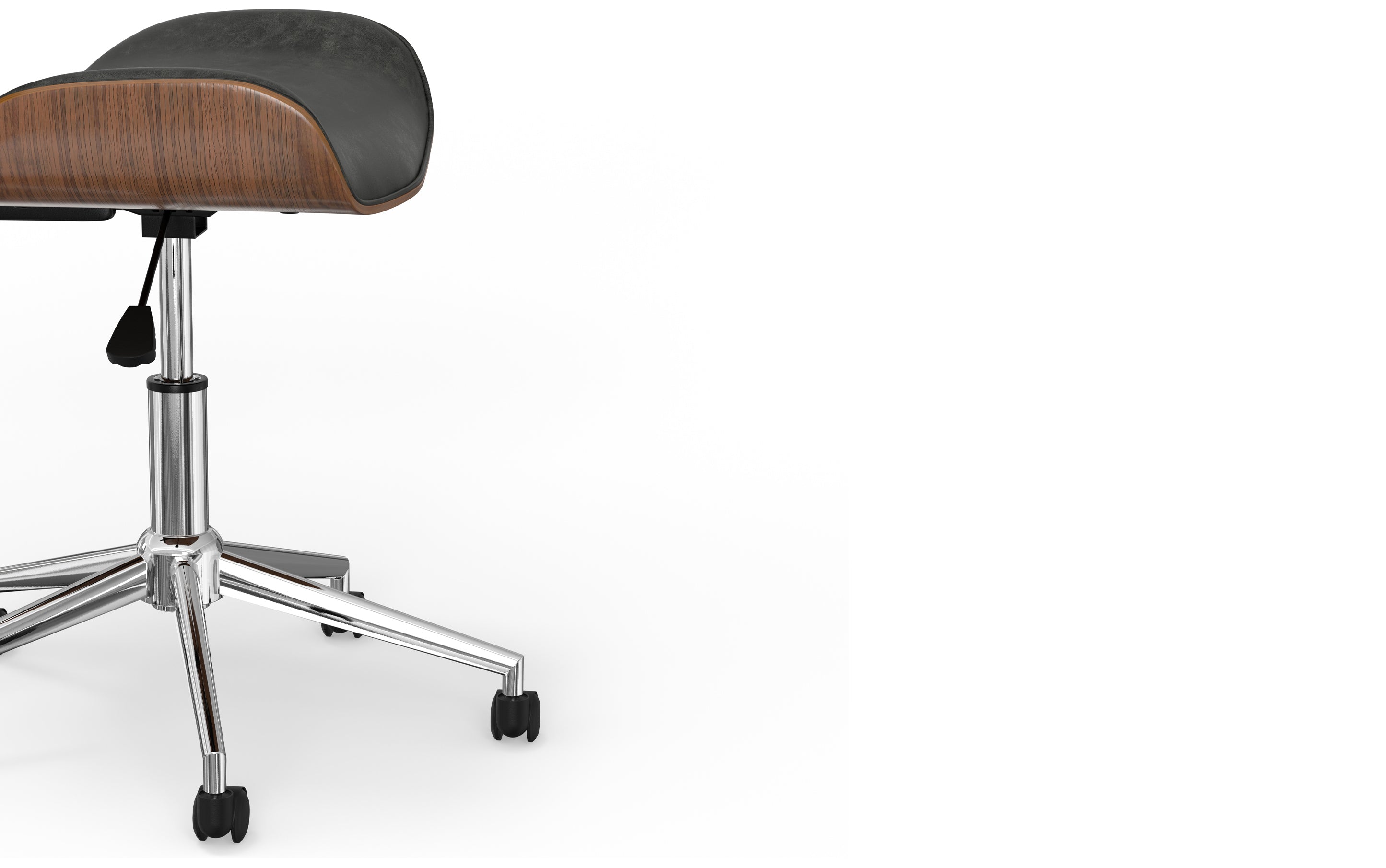 Dax Office Chair in Distressed Vegan Leather