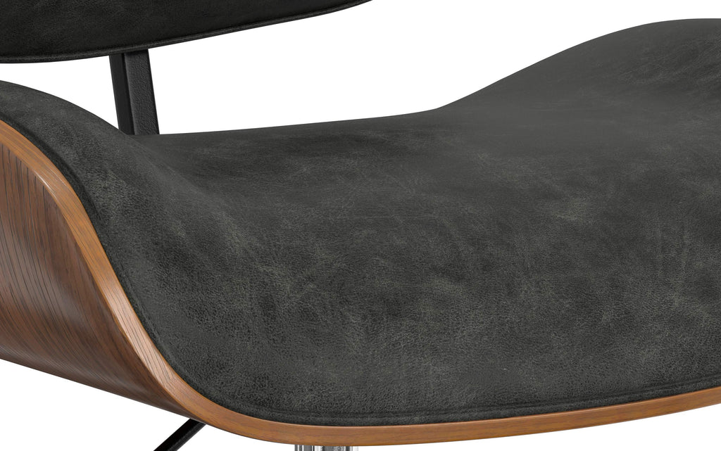 Dax Office Chair in Distressed Vegan Leather