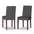 Andover Parson Dining Chair (Set of 2) in Linen Style Fabric