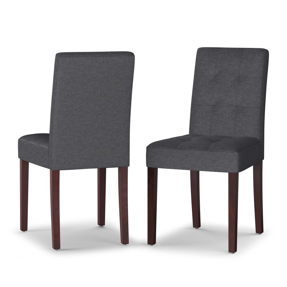 Andover Parson Dining Chair (Set of 2) in Linen Style Fabric