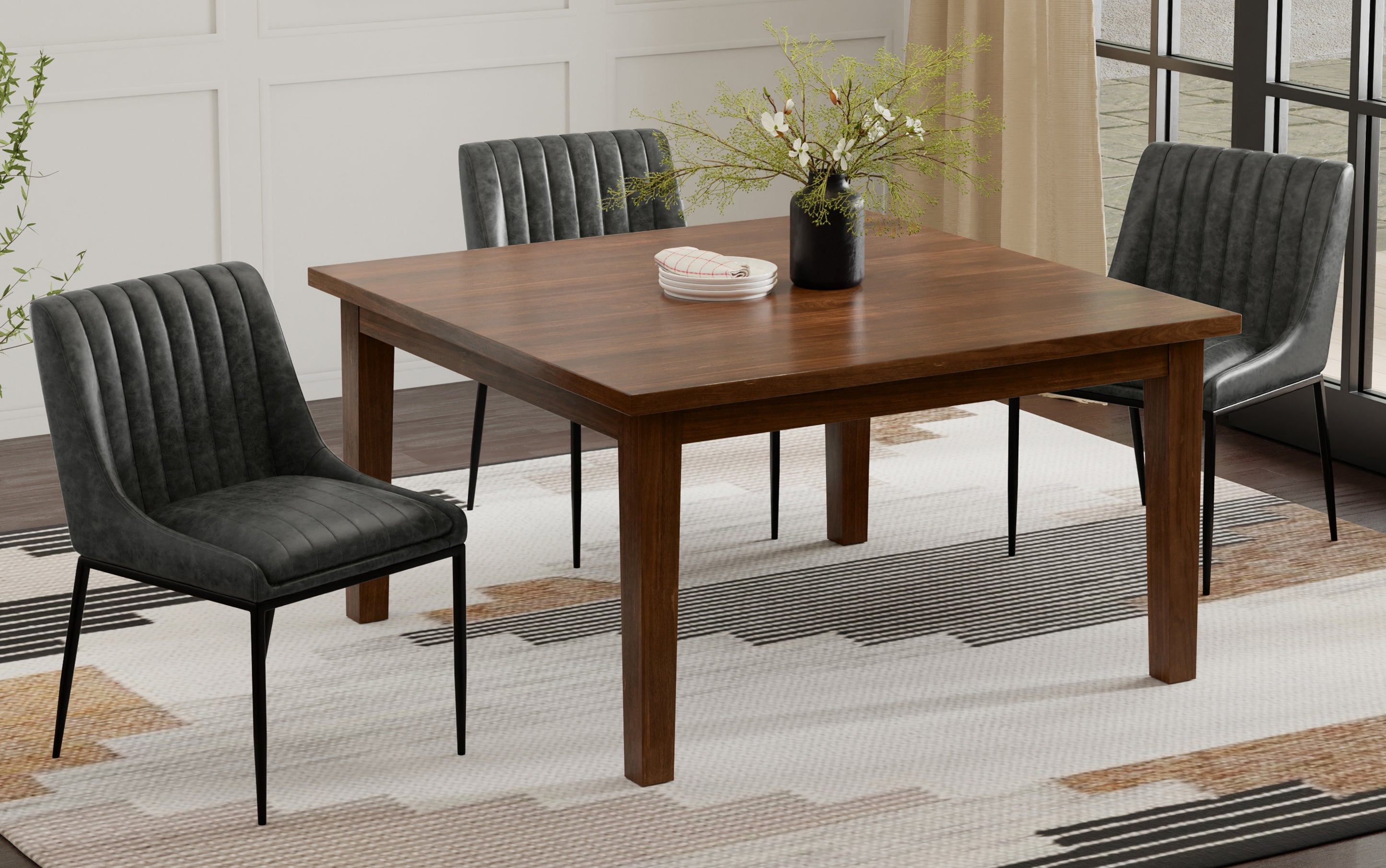Eastwood Square Dining Table in Walnut