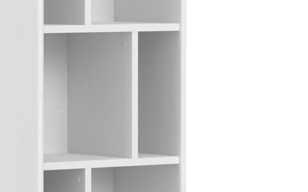 Draper Bookcase in White