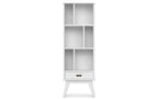 Draper Bookcase in White