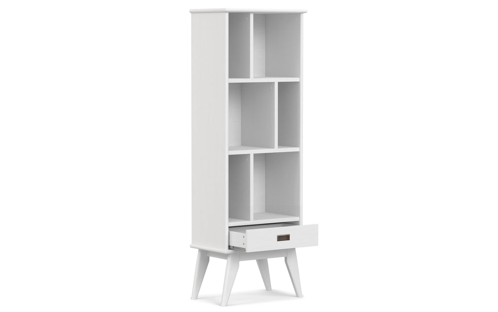 Draper Bookcase in White