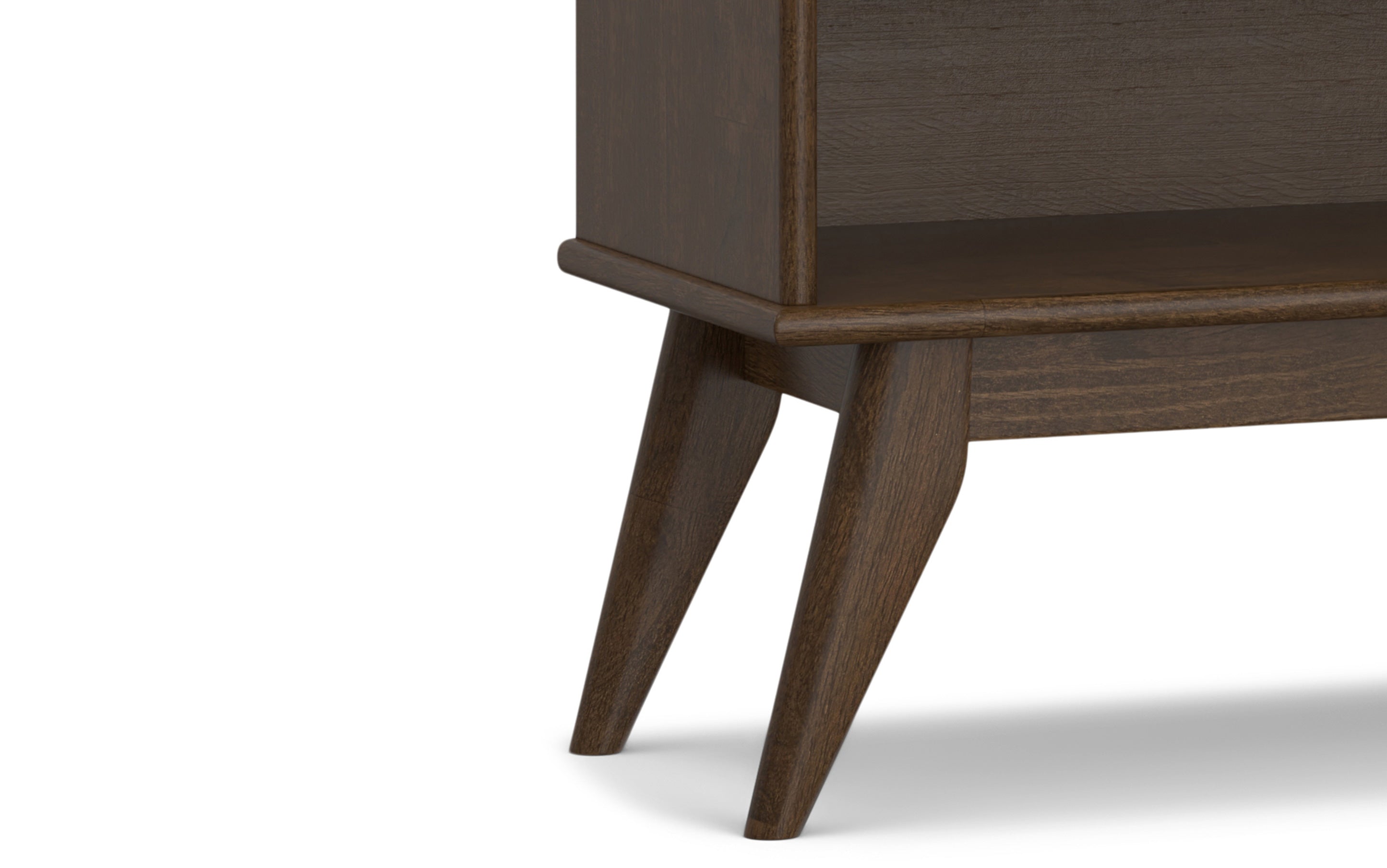 Draper Mid Century Low Bookcase