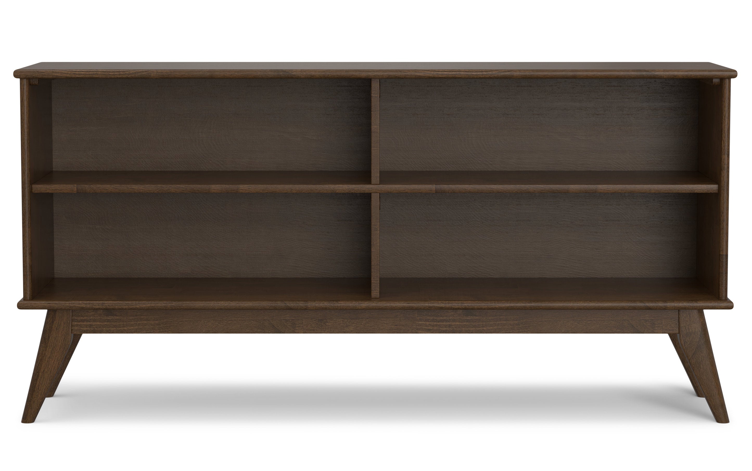Draper Mid Century Low Bookcase