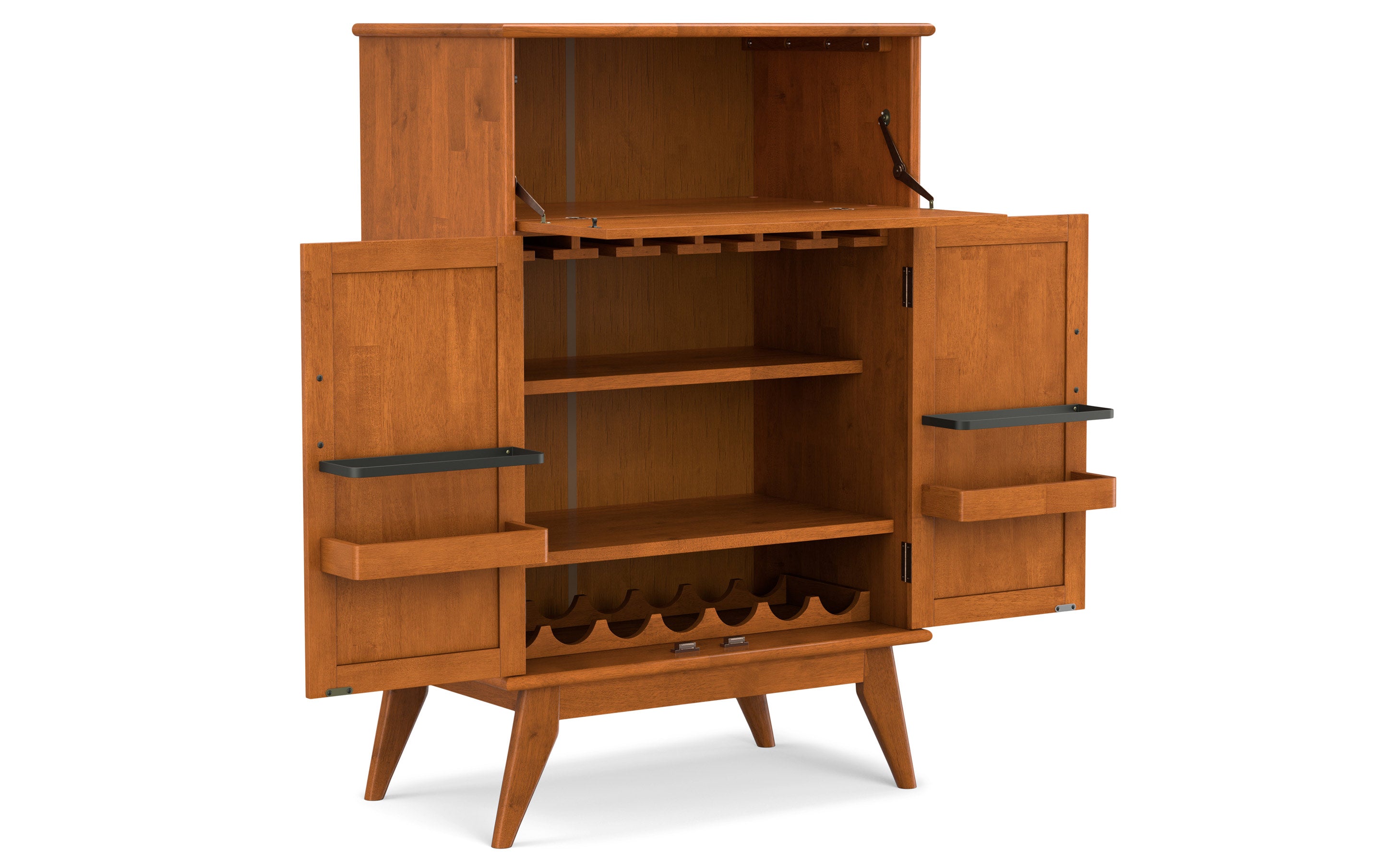 Draper Mid Century Bar Cabinet
