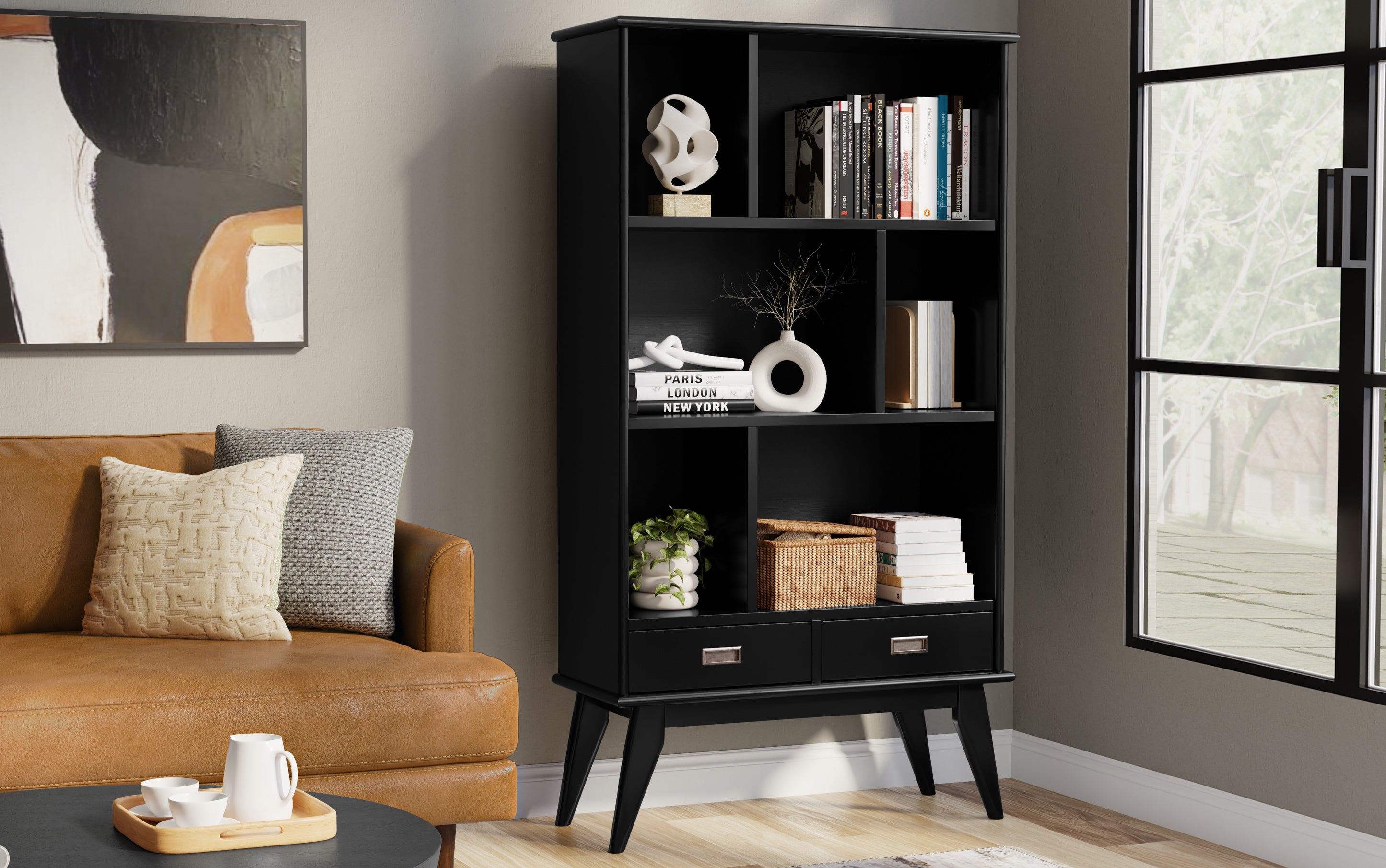 Draper Wide Bookcase