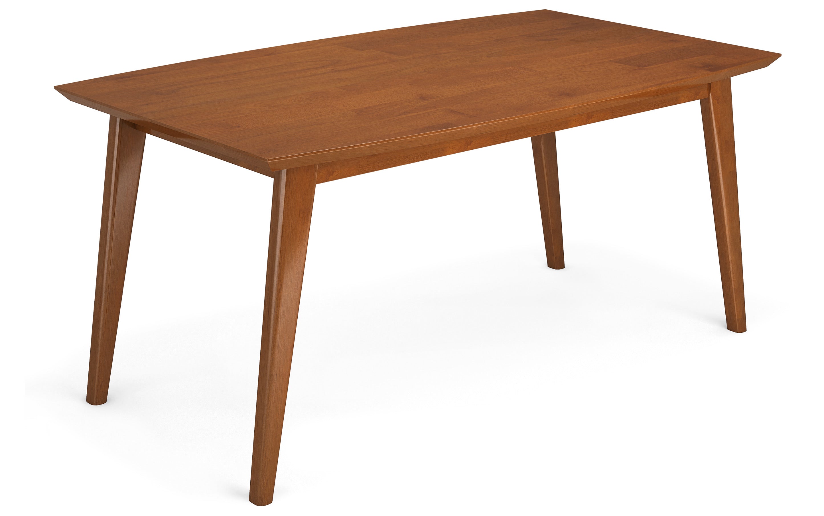 Draper Dining Table in Teak Brown