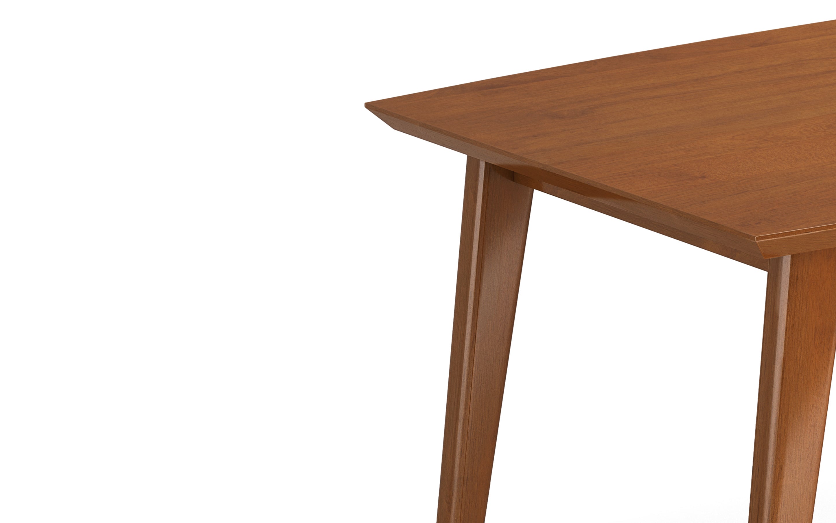 Draper Dining Table in Teak Brown