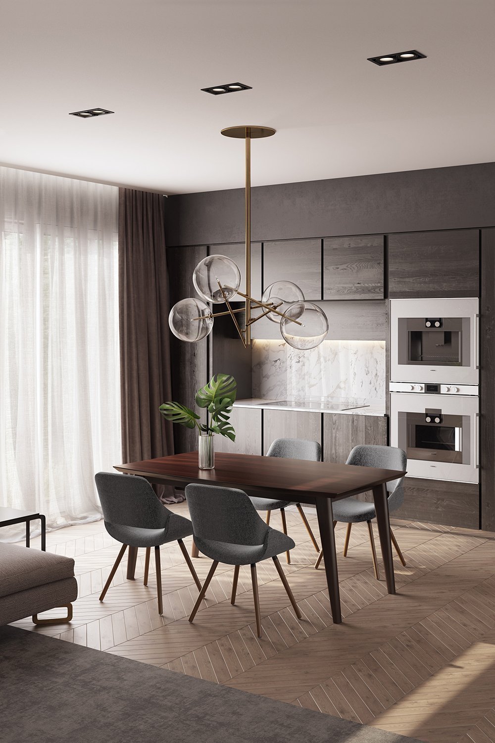 Draper Dining Table in Rubberwood