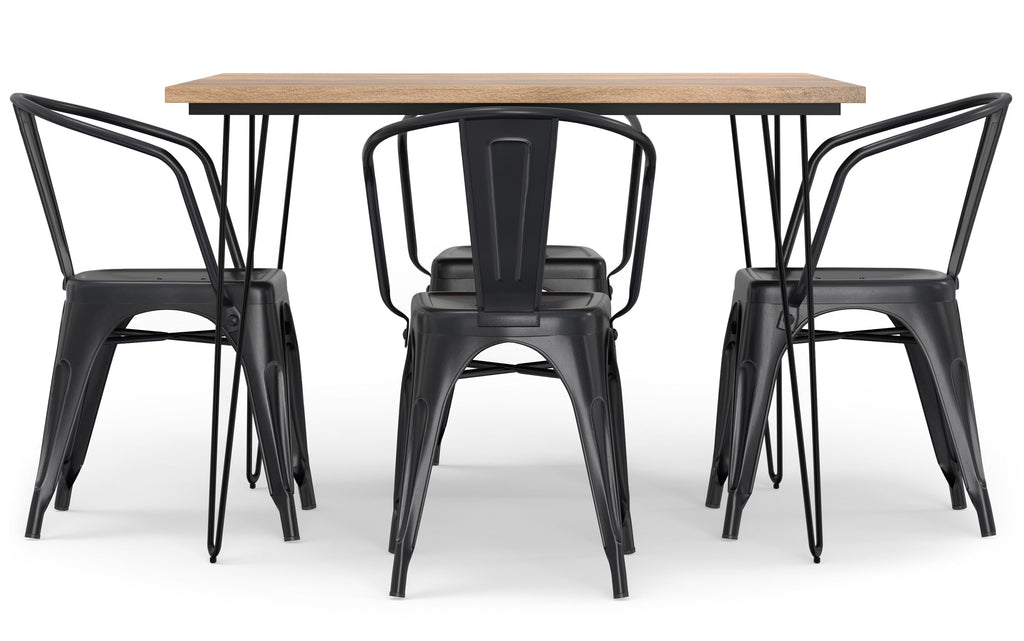 Larkin / Hunter 5 Pc Dining Set in Mango