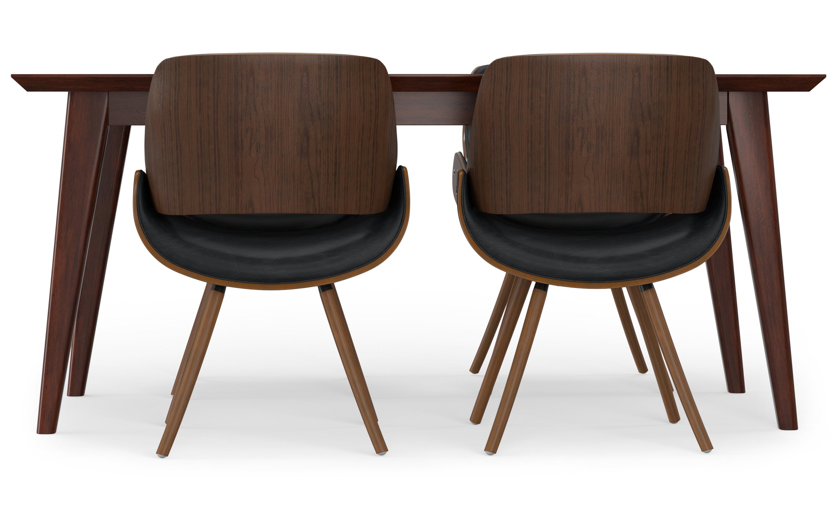 Malden / Draper 5 Pc Dining Set With Wood Back Chair