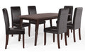 Acadian / Draper 7 Pc Dining Set
