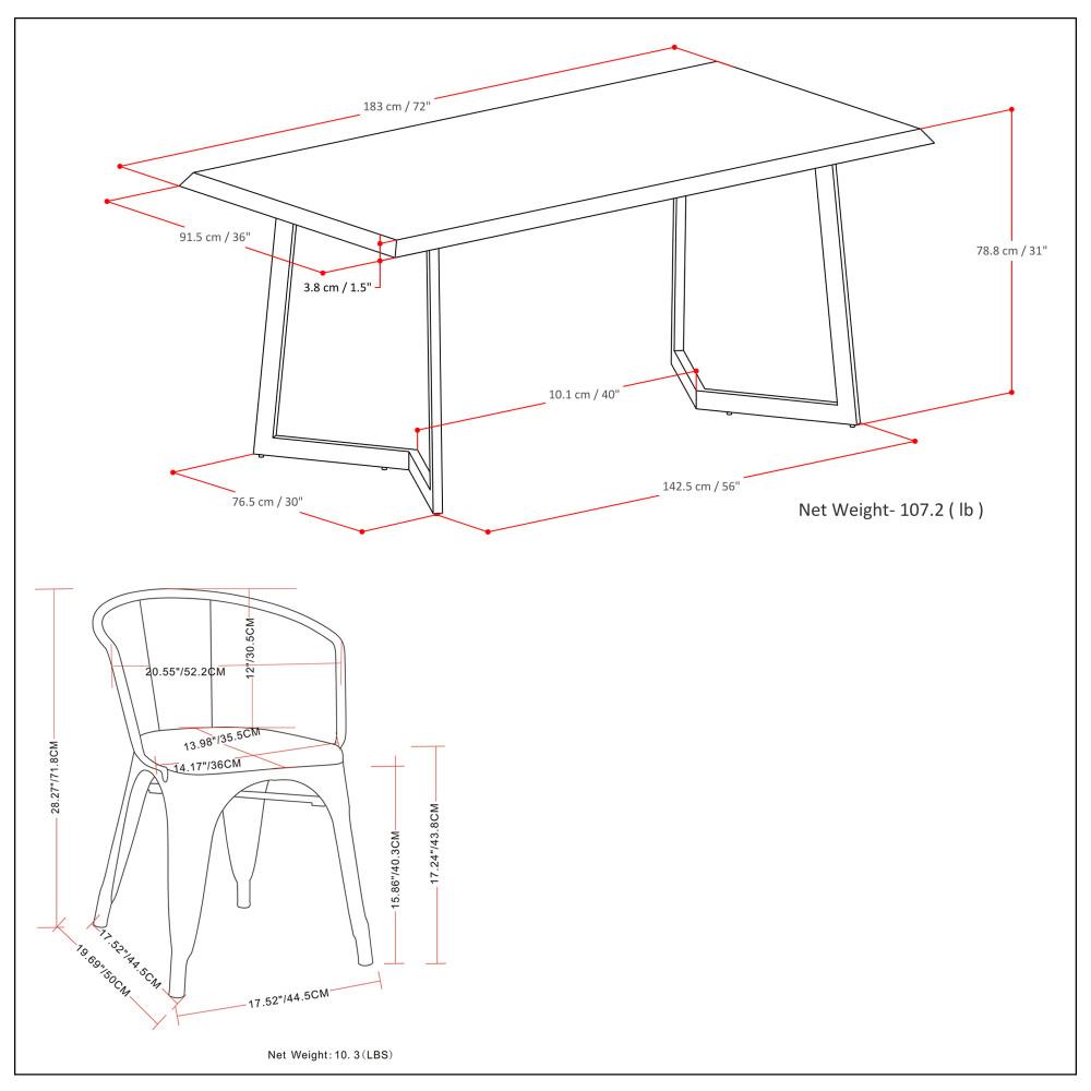Larkin / Watkins 7 Pc Dining Set