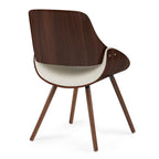 Malden Dining Chair with Wood Back