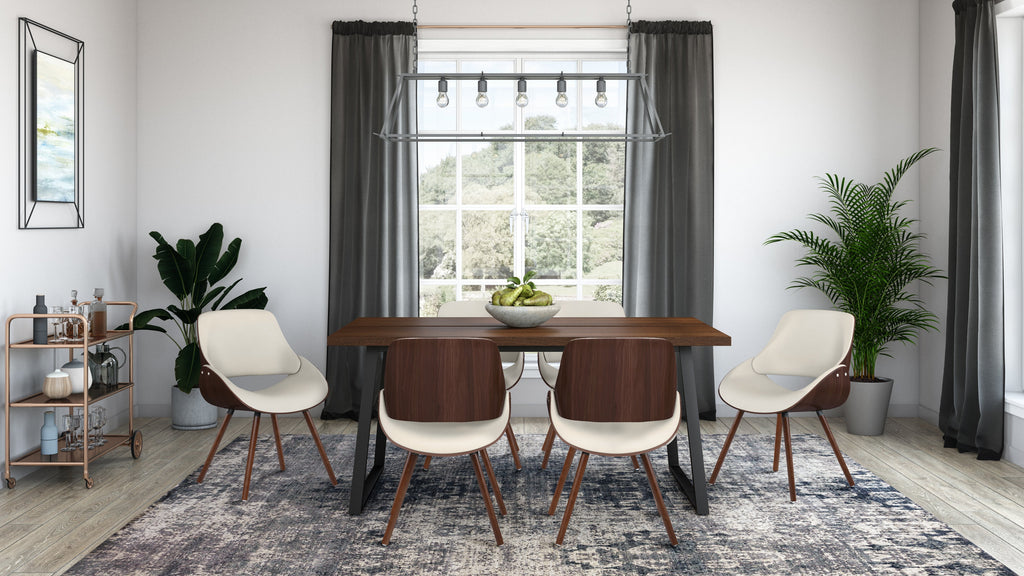 Malden Dining Chair with Wood Back