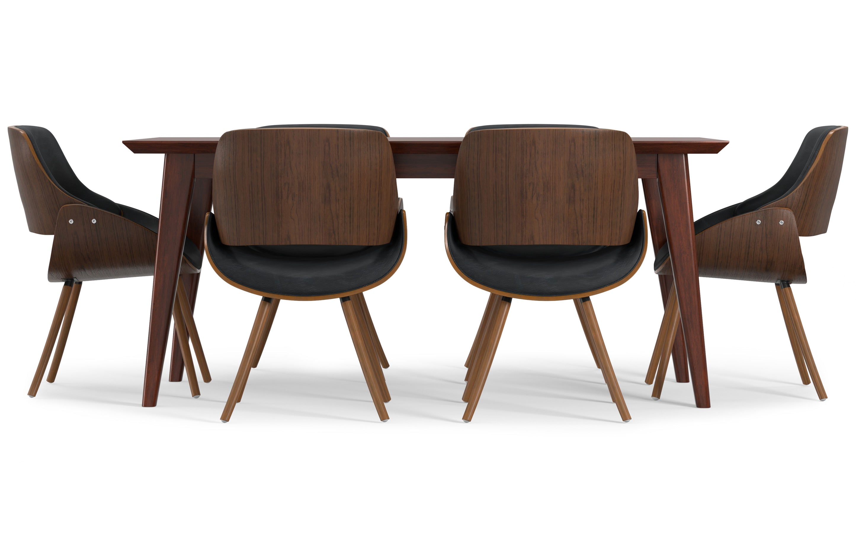 Malden / Draper 7-Piece Dining Set with Wood Back Chair