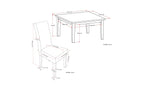Acadian / Eastwood 9 Pc Dining Set