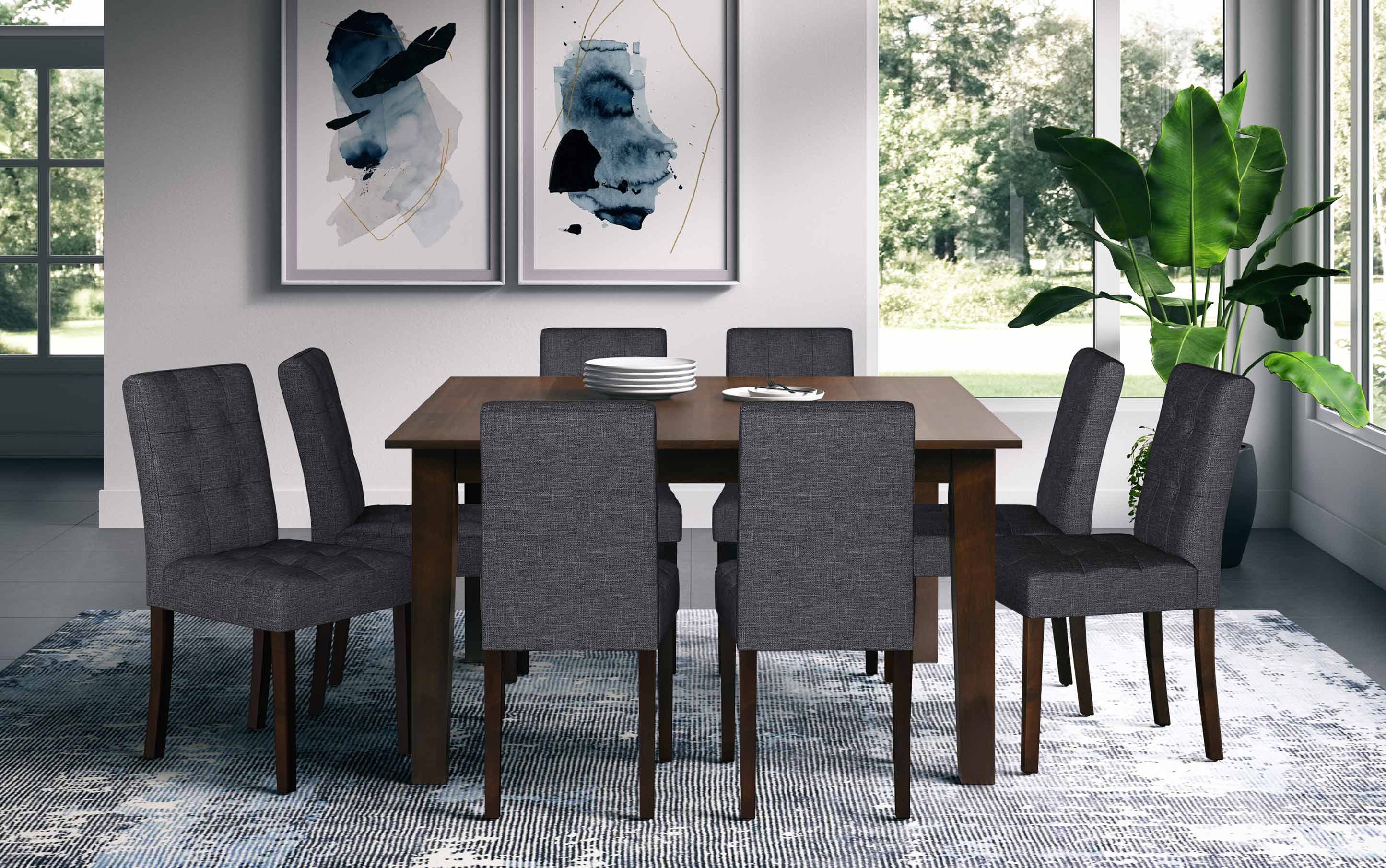 Andover / Eastwood 9 Pc Dining Set