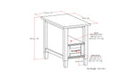 Ela Narrow End Table