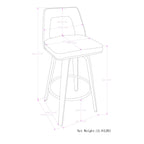 Ellison Bentwood Counter Height Stool (Set of 2)