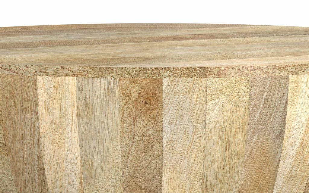 Elmbrook Drum Coffee Table in Mango