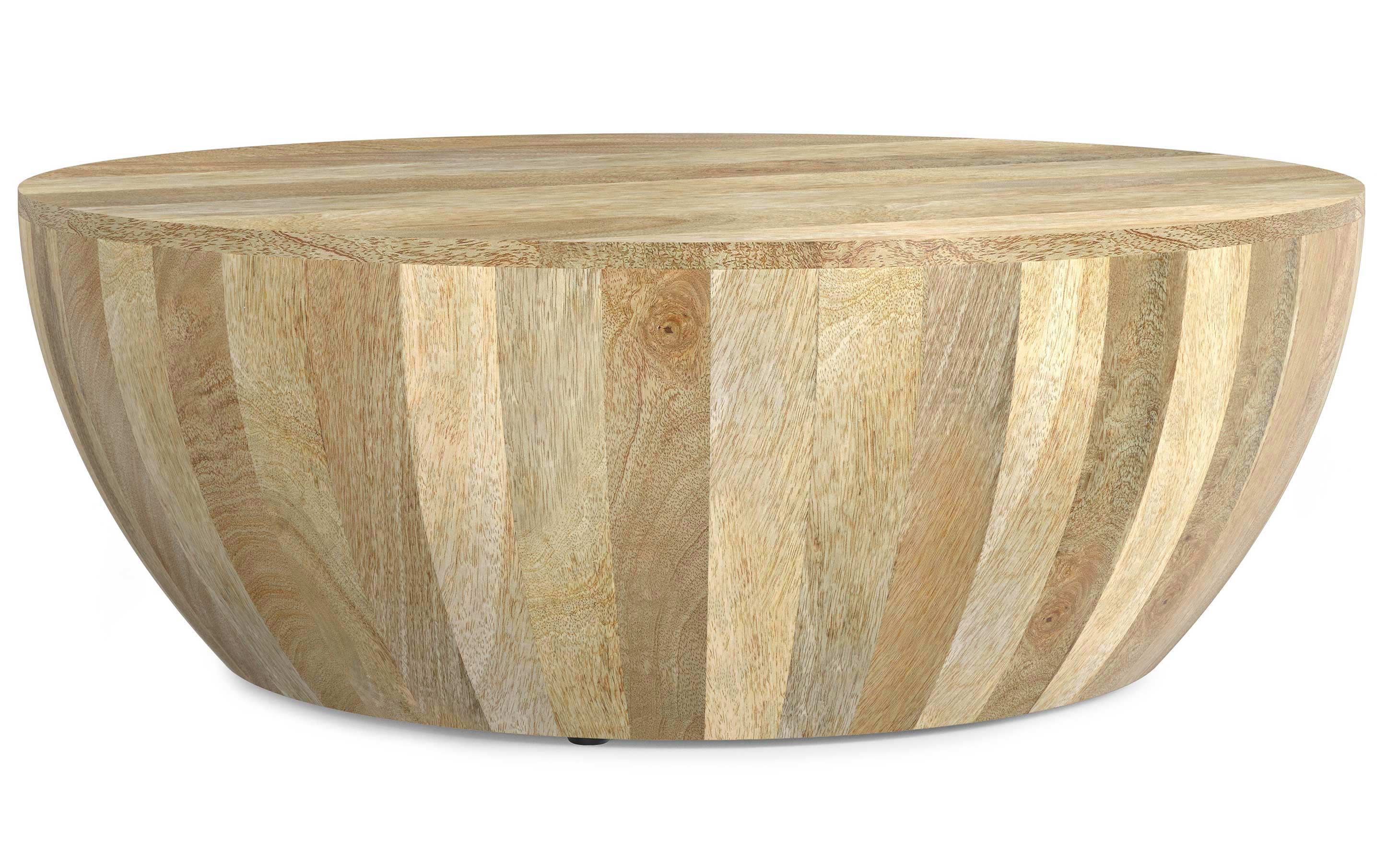 Elmbrook Drum Coffee Table in Mango