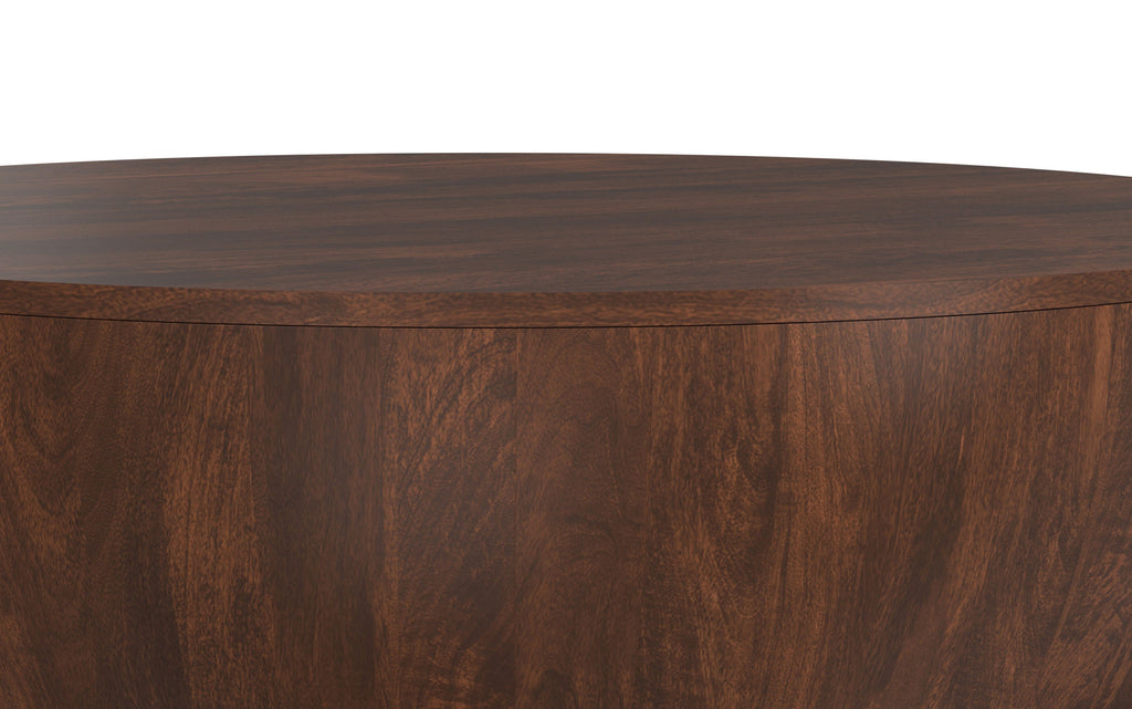 Elmbrook Drum Coffee Table in Mango