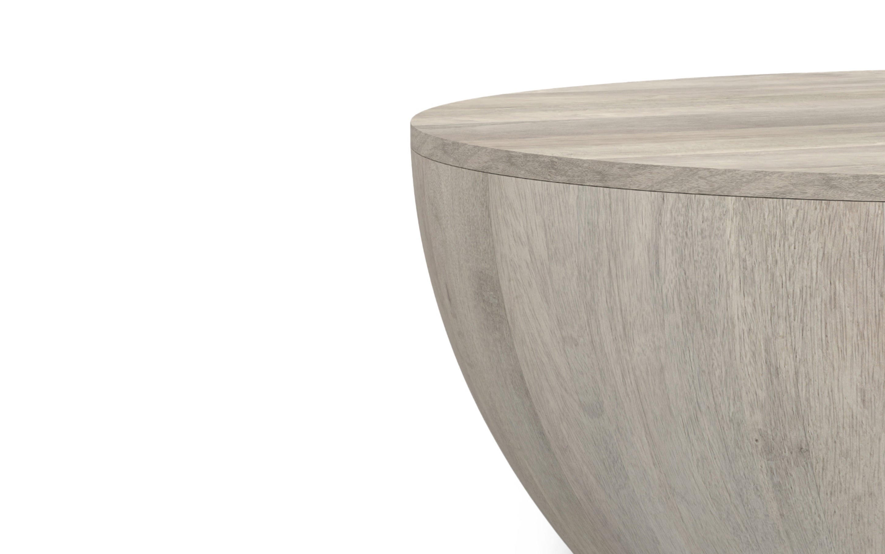 Elmbrook Drum Coffee Table in Mango