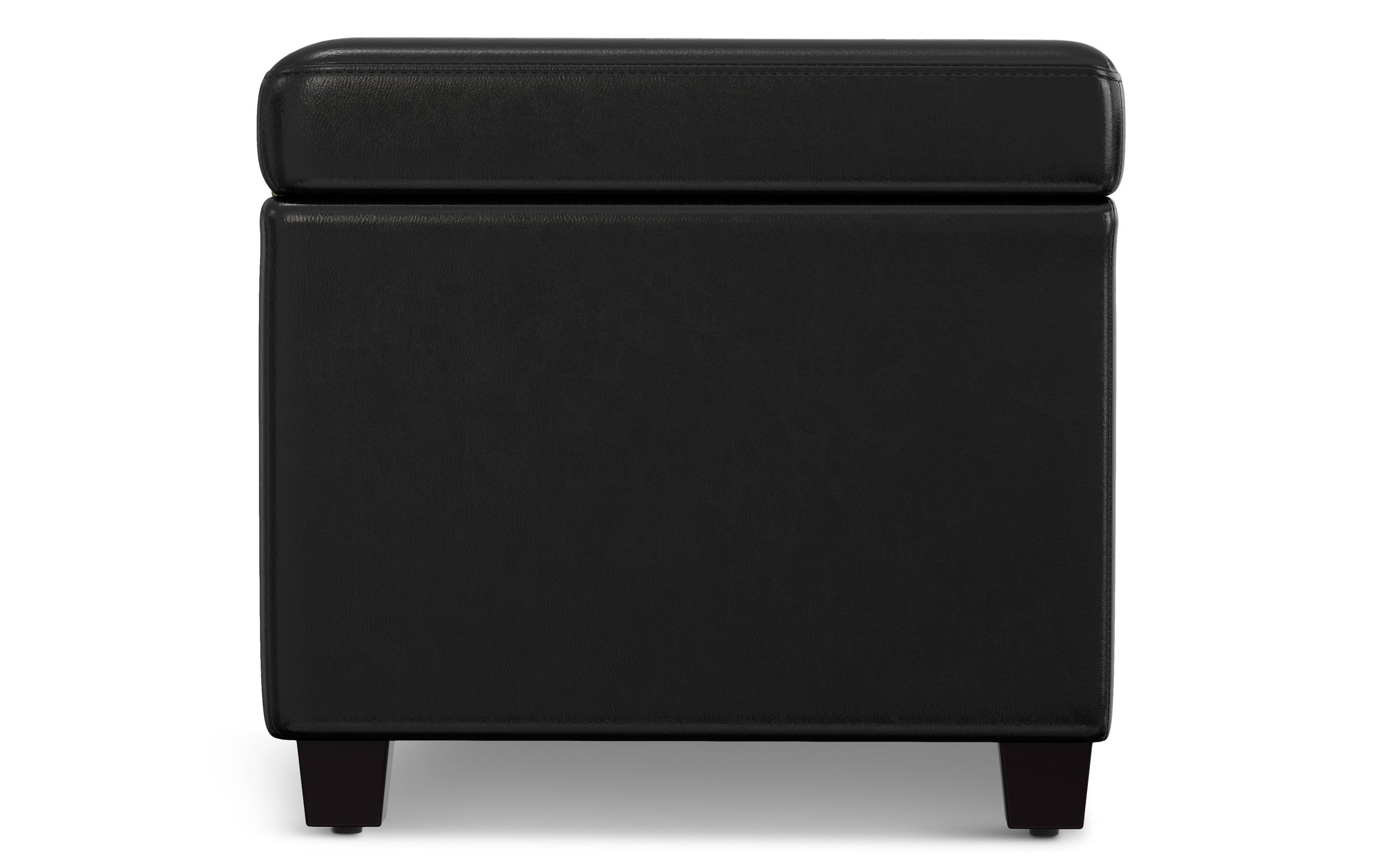 Avalon Extra Large Storage Ottoman in Vegan Leather