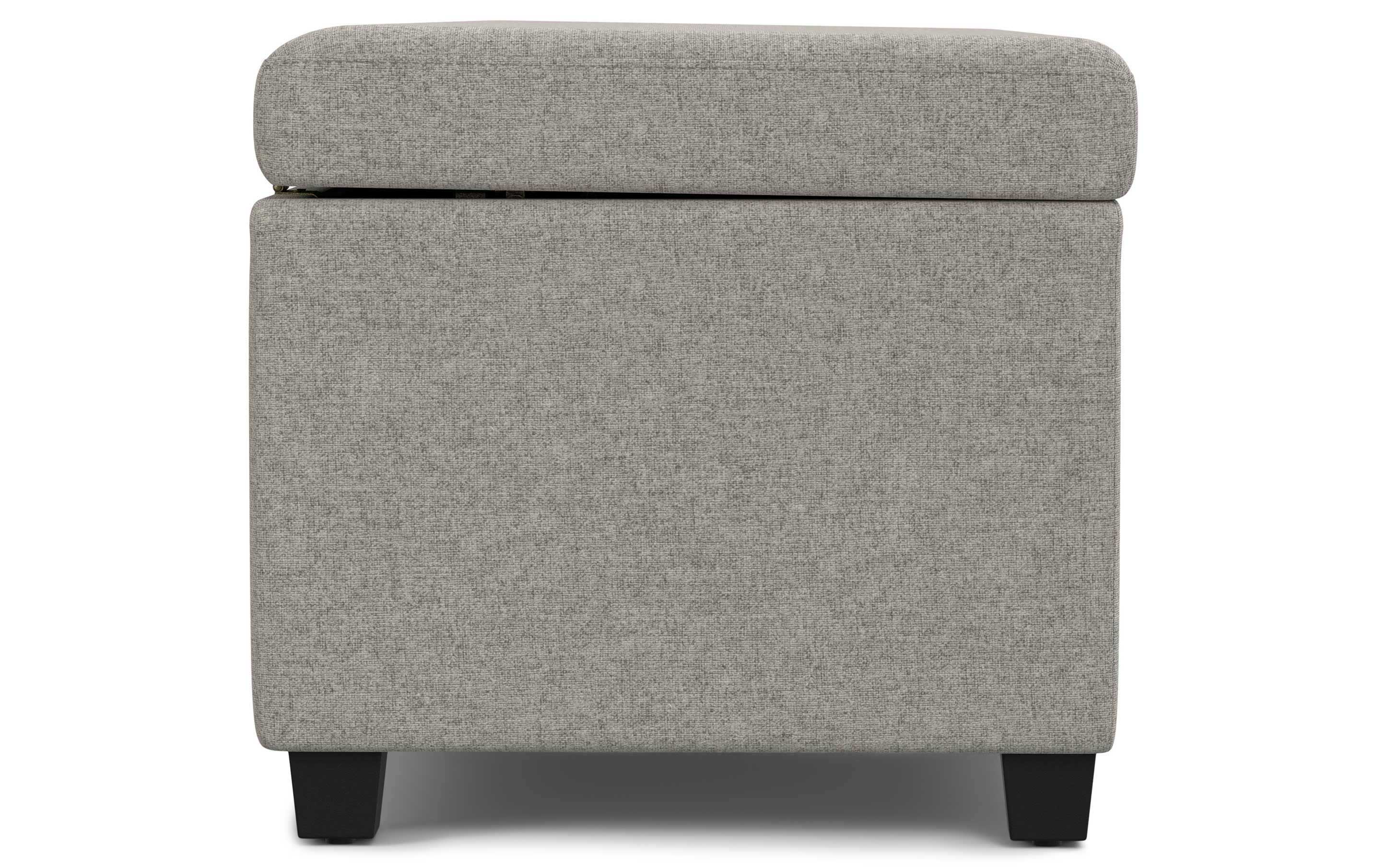 Avalon Extra Large Storage Ottoman in Linen