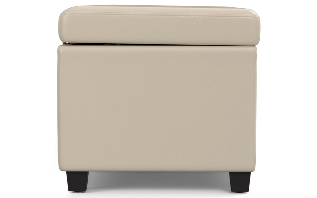 Avalon Extra Large Storage Ottoman in Vegan Leather