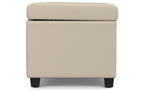 Avalon Extra Large Storage Ottoman in Vegan Leather