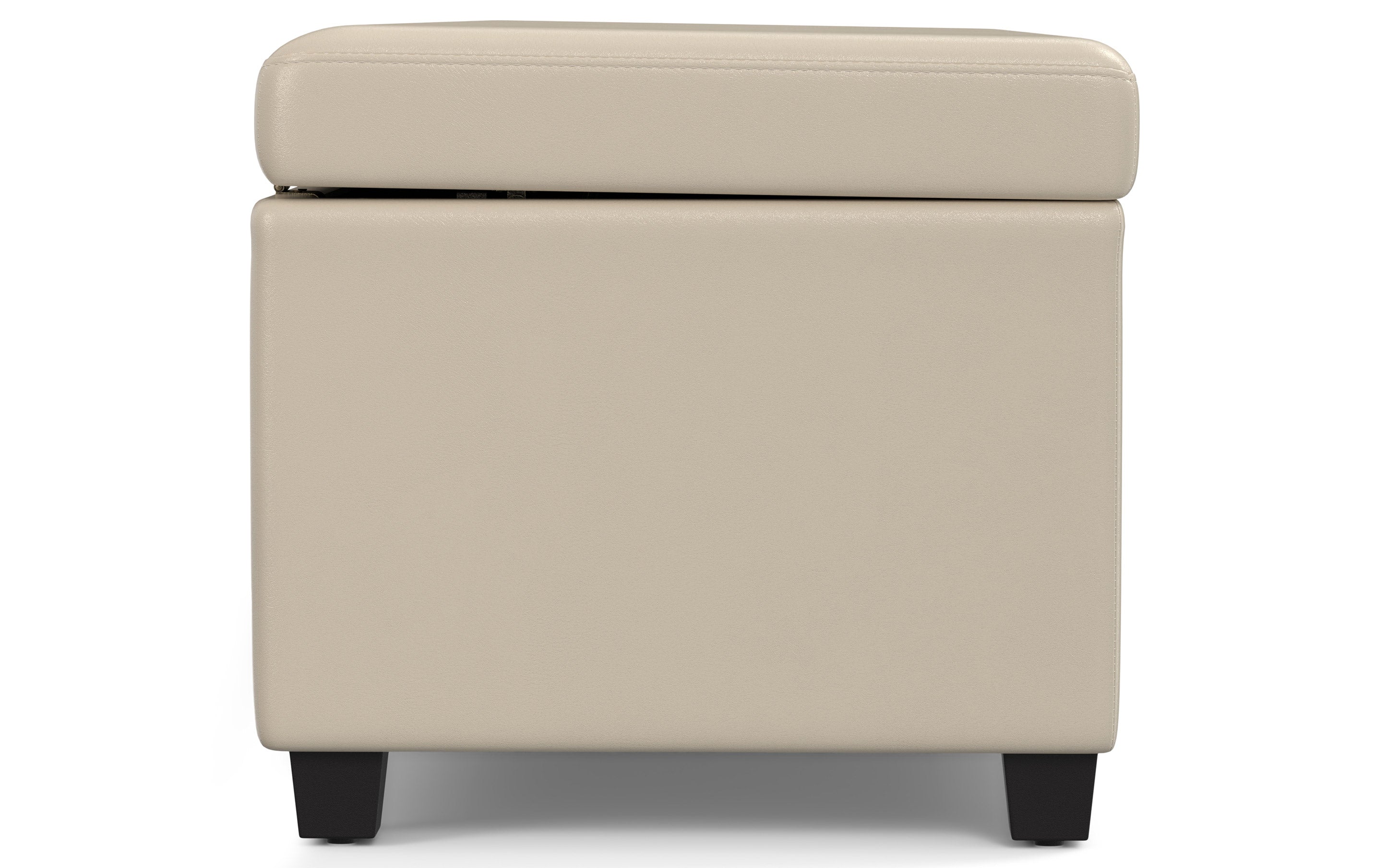Avalon Extra Large Storage Ottoman in Vegan Leather
