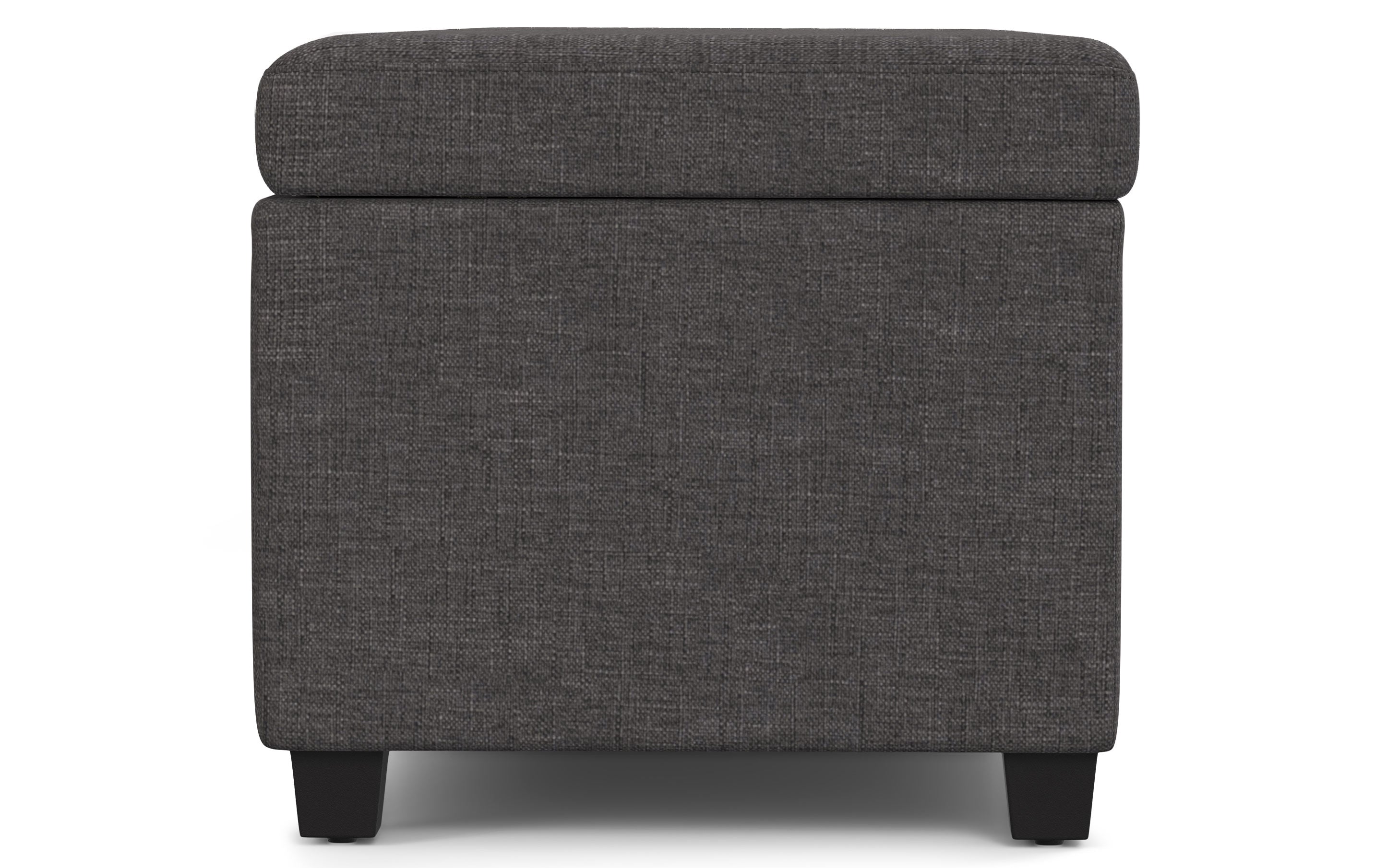 Avalon Extra Large Storage Ottoman in Linen
