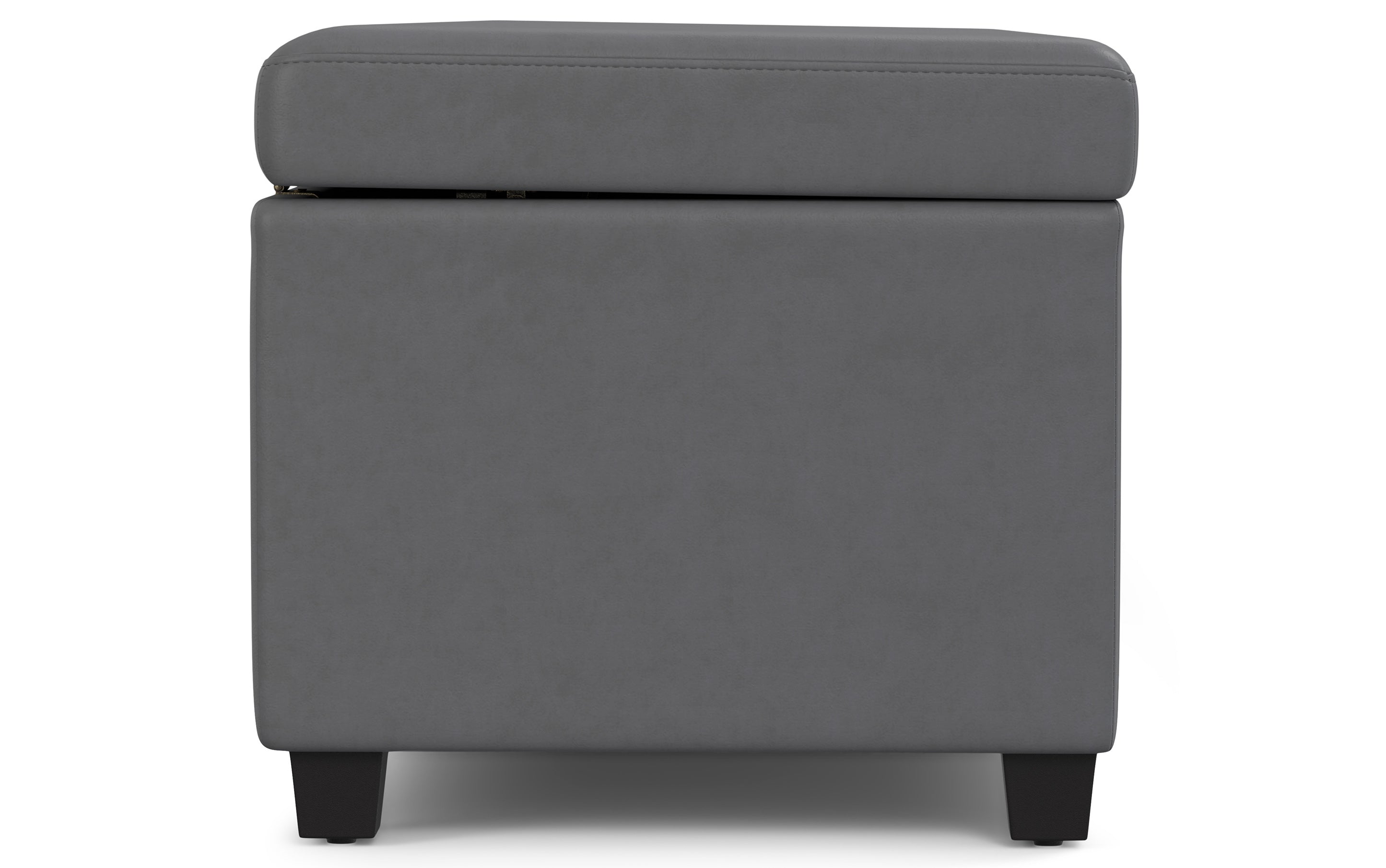 Avalon Extra Large Storage Ottoman in Vegan Leather