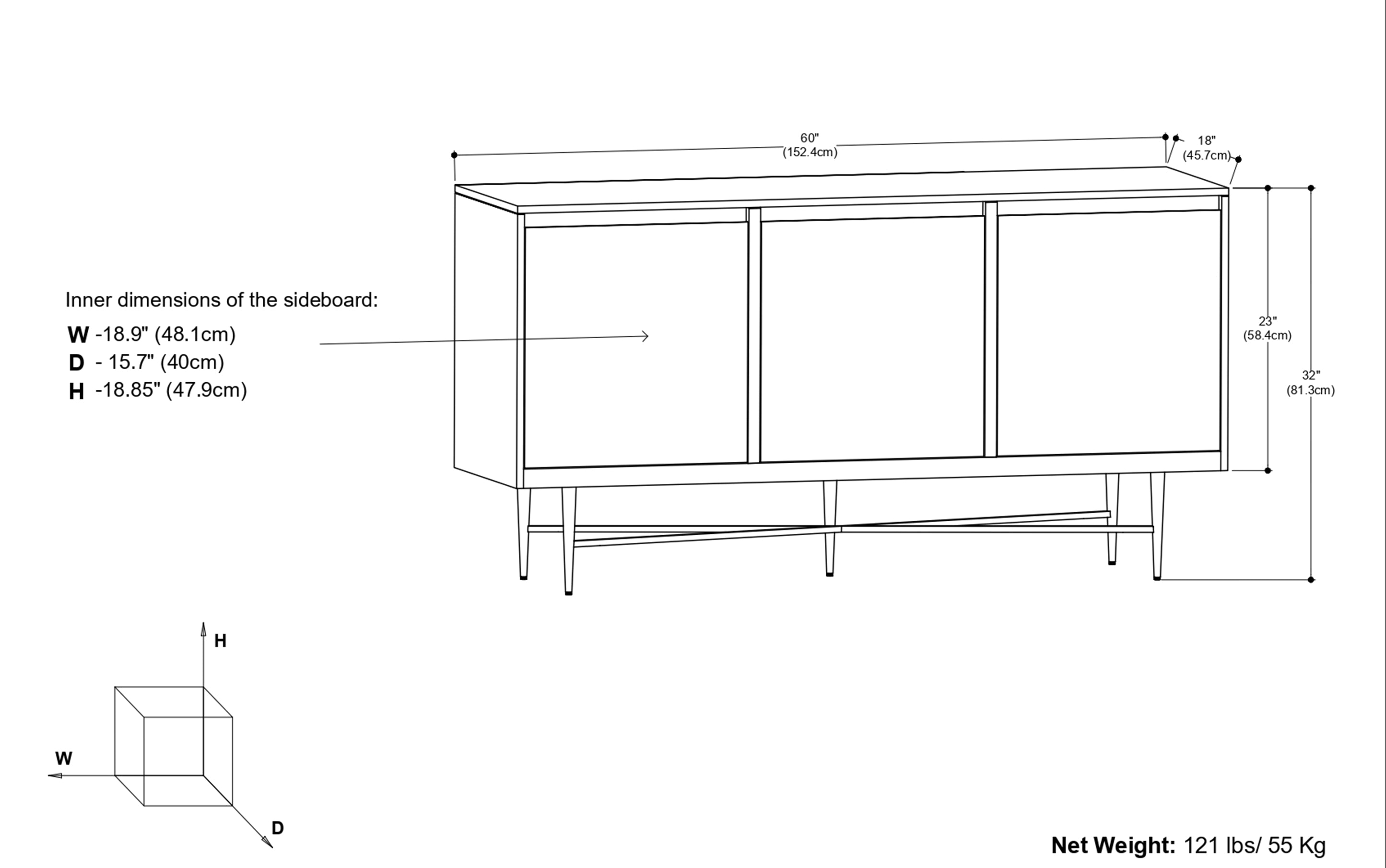 Fallon Sideboard Buffet