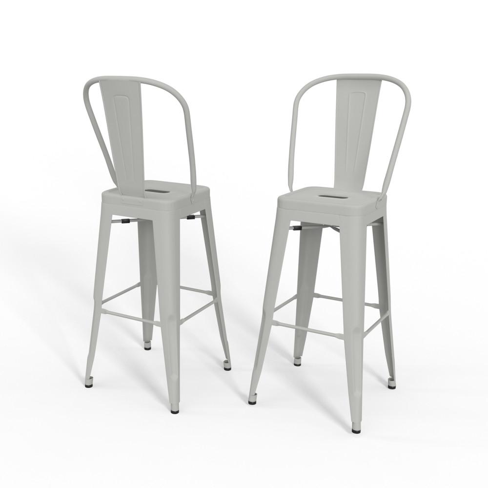 Fletcher 30 inch Metal Bar Stool (Set of 2)